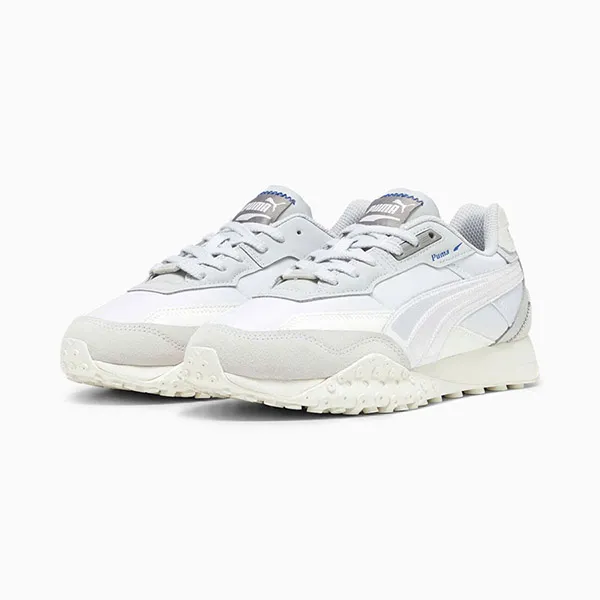 Giày Thể Thao Puma Blktop Rider Neo Vintage 393151 Feather Gray-Warm White Màu Xám Trắng Size 37