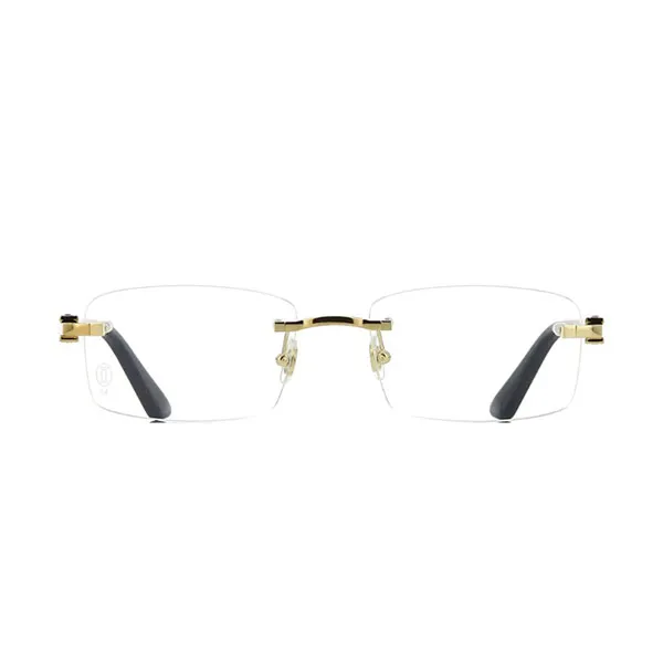 Gọng Kính Cartier CT0287O 001 Rectangle Eyeglasses Màu Trong Suốt - Kính mắt - Vua Hàng Hiệu