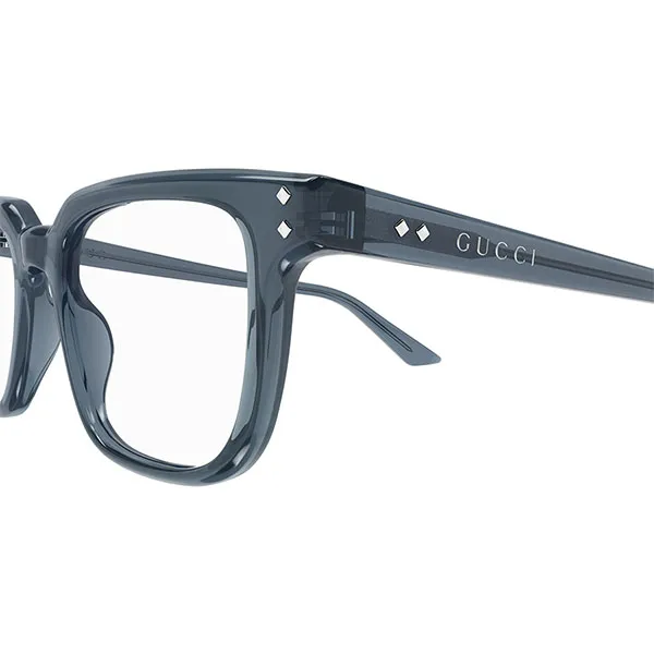 Gọng Kính Nam Gucci Dark Cobalt Blue Rectangular Glasses GG1895O 003 Màu Xanh Blue