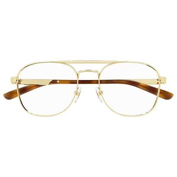 Gọng Kính Nam Gucci GG1290O 002 Màu Vàng Nâu - Kính mắt - Vua Hàng Hiệu