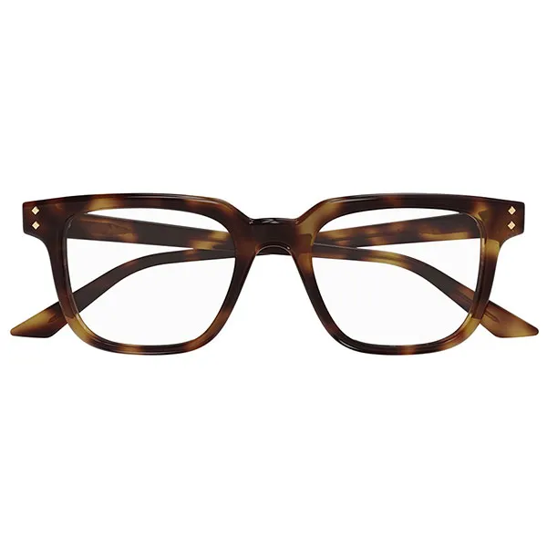 Gọng Kính Nam Gucci Medium Brown Havana Rectangular Glasses GG1895O 002 Màu Nâu Havana - Kính mắt - Vua Hàng Hiệu