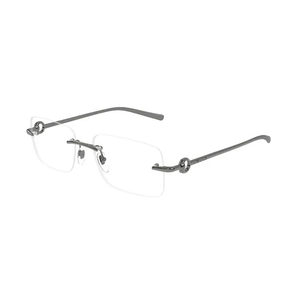 Gọng Kính Nam Gucci Rectangular Eyeglasses GG1703O 001 Màu Xám - Kính mắt - Vua Hàng Hiệu