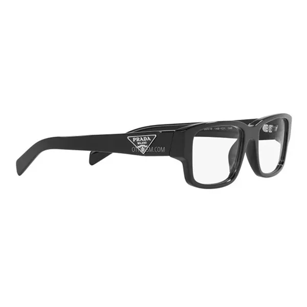 Gọng Kính Nam Prada Eyeglass Frame Black PR 07ZV 1AB1O1 Màu Đen