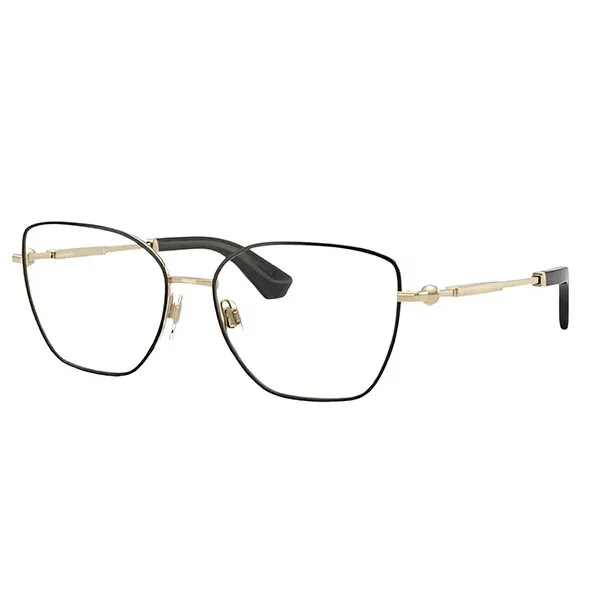 Gọng Kính Nữ Burberry Light Gold With Black Rim BE1390 1326 Màu Đen - Vàng