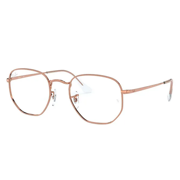 Gọng Kính Cận Nữ Rayban Hexagonal Optics RB6448 3094 51 Màu Vàng Hồng - Kính mắt - Vua Hàng Hiệu