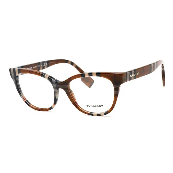 Gọng Kính Unisex Burberry BE2375 3966 Màu Nâu Đen - Kính mắt - Vua Hàng Hiệu