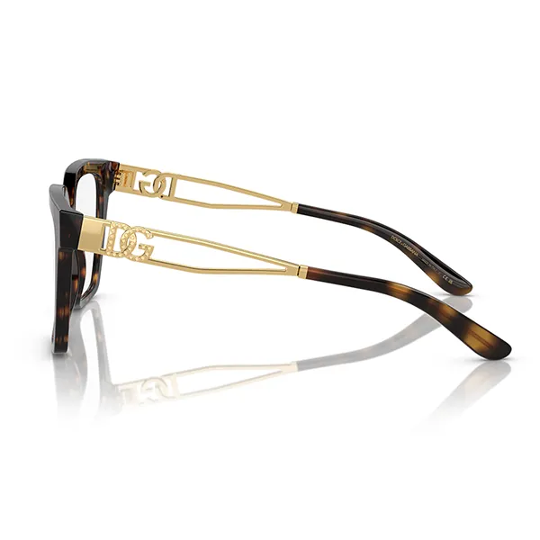 Gọng Kính Cận Unisex Dolce & Gabbana D&G DG3376B 502 Màu Nâu Havana - Kính mắt - Vua Hàng Hiệu