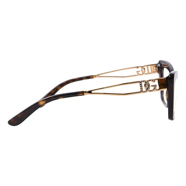 Gọng Kính Cận Nữ Dolce & Gabbana D&G Eyeglasses DG3375B 502 Màu Nâu Havana - Kính mắt - Vua Hàng Hiệu