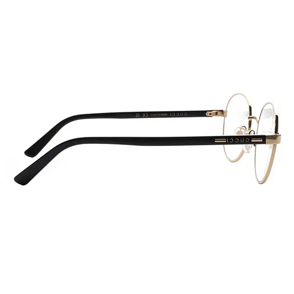 Gọng Kính Unisex Gucci GG1585O 001 Màu Đen - Vàng