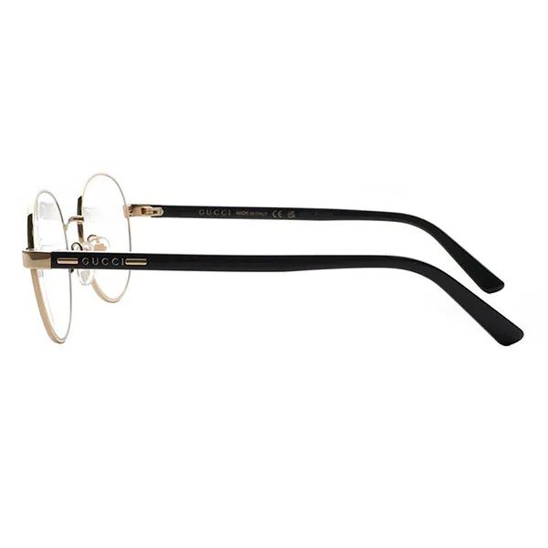 Gọng Kính Unisex Gucci GG1585O 001 Màu Đen - Vàng