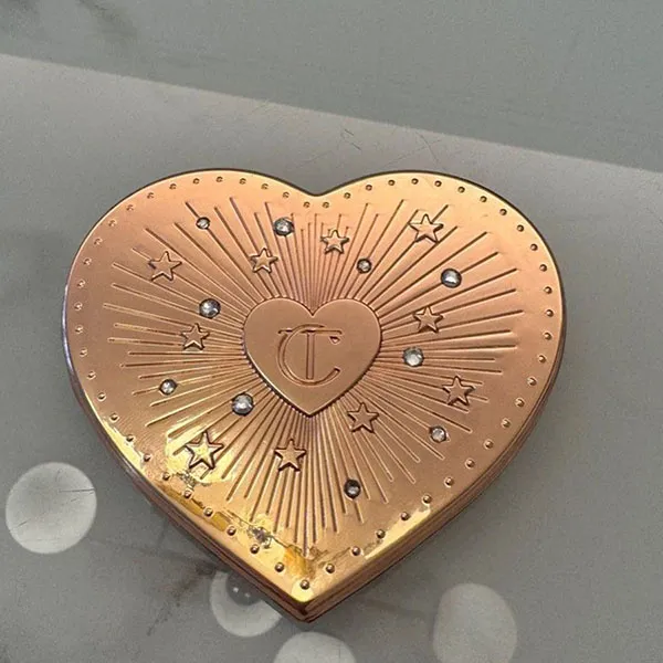 Gương Trang Điểm Nữ Charlotte Tilbury Heart Mirror Blush Màu Vàng Hồng - Phụ kiện - Vua Hàng Hiệu