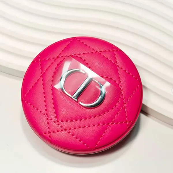 Gương Trang Điểm Nữ Dior Pocket Mirror Beauty Dark Pink Màu Hồng Đỏ