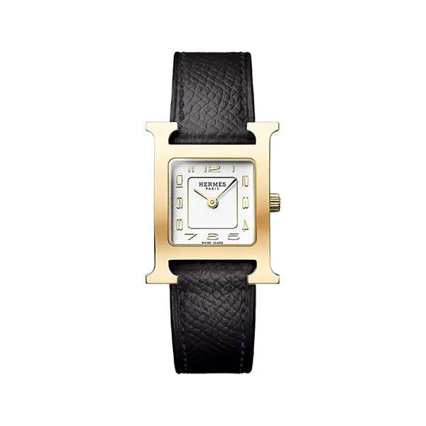 Đồng Hồ Hermès Heure H Watch, Small Model 25mm Màu Đen Vàng (Case 21mm) - Đồng hồ - Vua Hàng Hiệu