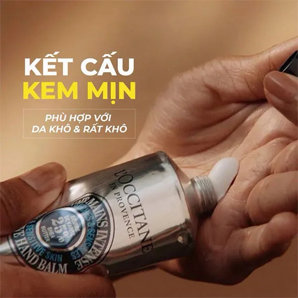 Kem Dưỡng Da Tay L'Occitane 25% Shea Butter Intensive Hand Balm 150ml - Mỹ phẩm - Vua Hàng Hiệu