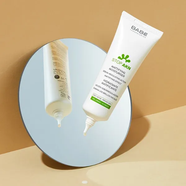 Kem Dưỡng Dành Cho Da Dầu Babe Laboratorios Stop Akn Mattifying Moisturiser 50ml - Mỹ phẩm - Vua Hàng Hiệu