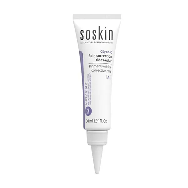 Kem Dưỡng Hỗ Trợ Giảm Nếp Nhăn, Mờ Vết Nám Trên Da Soskin Glyco-C Pigment Wrinkle Corrective Care 30ml - Mỹ phẩm - Vua Hàng Hiệu