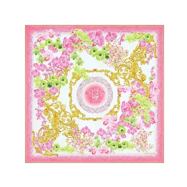 Khăn Versace Medusa Orchid Large Silk Scarf 1001600 1A06726 5W020 Phối Màu