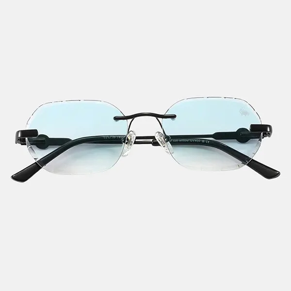 Kính Mát Belvoir&Co Diamond Cut Willow Tiffany Bleu Sunglasses Màu Xanh Size 53 - Kính mắt - Vua Hàng Hiệu