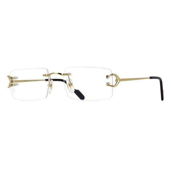 Kính Mắt Cận Cartier CT04880 001 Vàng Gold - Kính mắt - Vua Hàng Hiệu