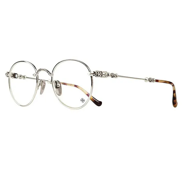 Kính Mắt Cận Chrome Hearts A Shiny Silver Plastic Màu Bạc - Kính mắt - Vua Hàng Hiệu