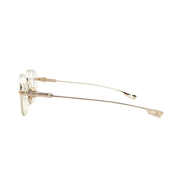Kính Mắt Cận Chrome Hearts Sex T-9 Crystal/Gold Plated Màu Vàng - Kính mắt - Vua Hàng Hiệu