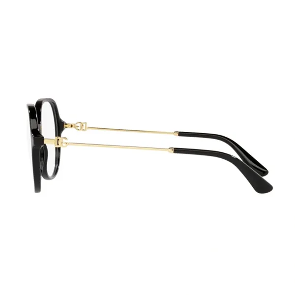 Kính Mắt Cận Dolce & Gabbana DG 3364 - 501 Black Eyeglasses Màu Vàng Đen