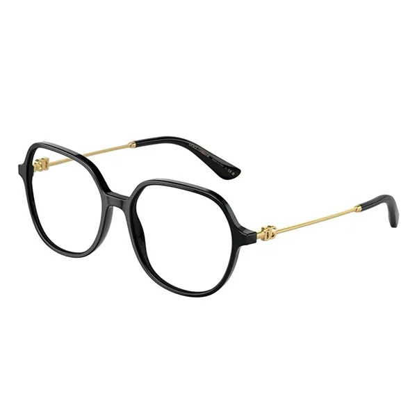 Kính Mắt Cận Dolce & Gabbana DG 3364 - 501 Black Eyeglasses Màu Vàng Đen