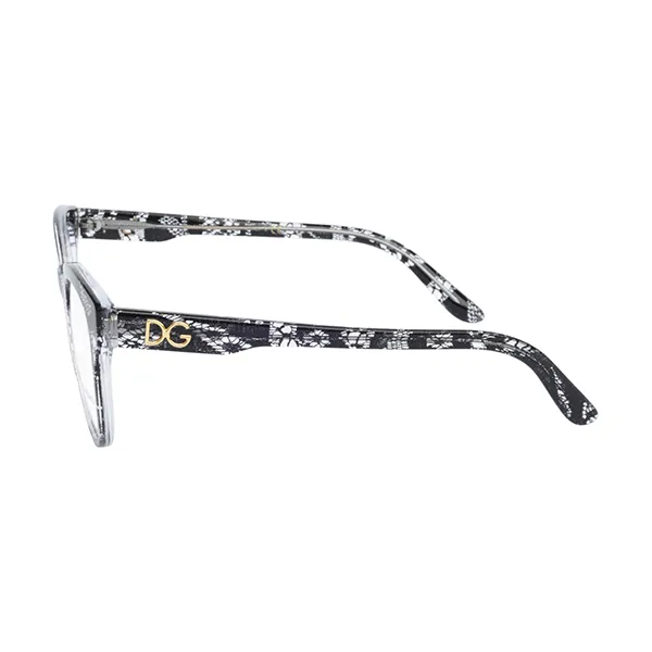 Kính Mắt Cận Dolce & Gabbana D&G Eyeglasses 3334 Black Lace Màu Đen Họa Tiết