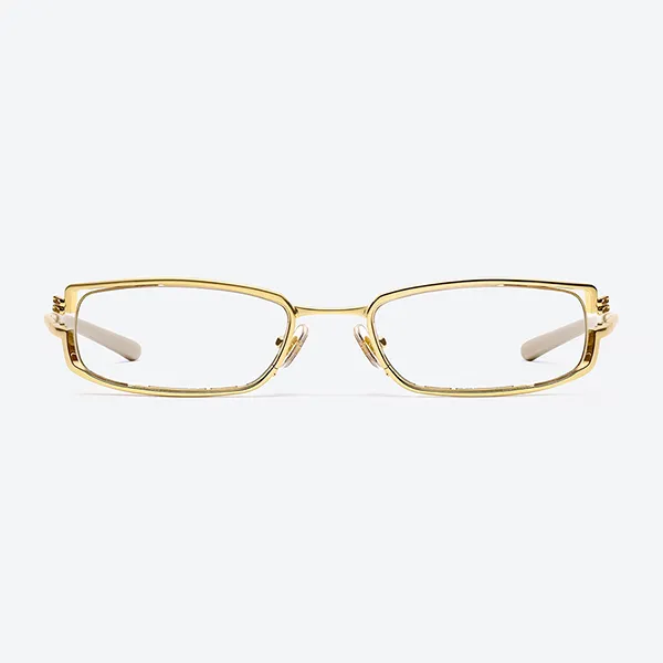 Kính Mắt Cận Gentle Monster Eyeglasses Epic 03 Màu Vàng Gold - Kính mắt - Vua Hàng Hiệu