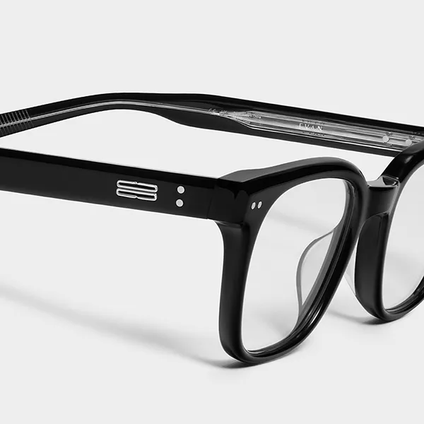 Kính Mắt Cận Gentle Monster Eyeglasses Evan 01 Màu Đen - Kính mắt - Vua Hàng Hiệu