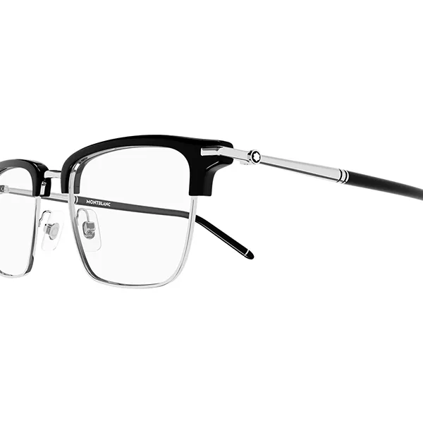 Kính Mắt Cận Montblanc Eyeglasses MB0243O-001 Màu Đen - Kính mắt - Vua Hàng Hiệu