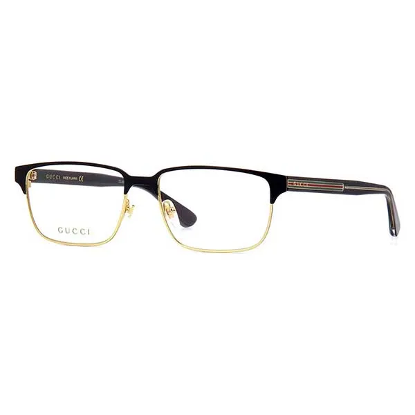 Kính Mắt Cận Nam Gucci GG0383O 004 Eyeglasses Màu Vàng Đen - Kính mắt - Vua Hàng Hiệu