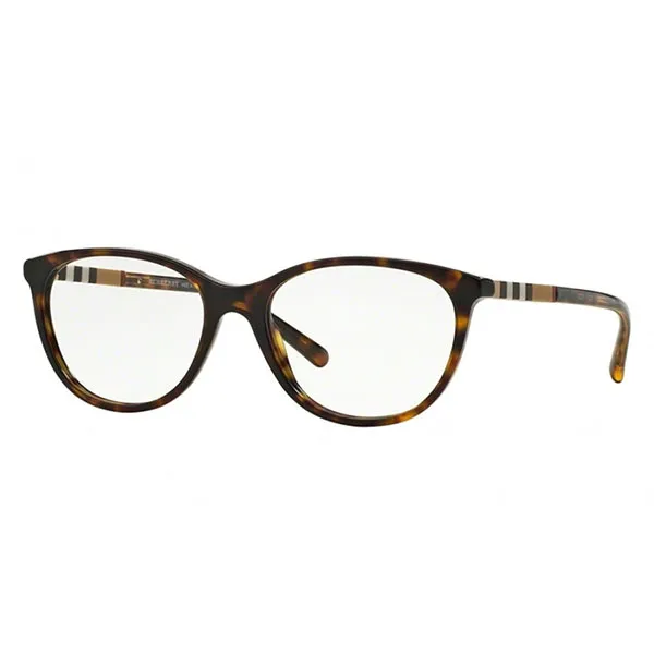 Kính Mắt Cận Nữ Burberry Women's Dark Havana Cat Eye Eyeglasses BE2205 3002 Màu Nâu Havana - Kính mắt - Vua Hàng Hiệu