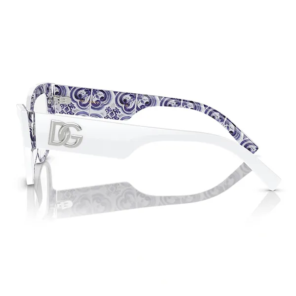 Kính Mắt Cận Nữ Dolce & Gabban DG3378 3371 Eyeglasses Màu Trắng - Kính mắt - Vua Hàng Hiệu