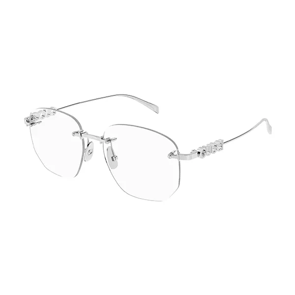 Kính Mắt Cận Nữ Gucci Silver Rectangular Glasses GG1806O 004 Màu Bạc - Kính mắt - Vua Hàng Hiệu