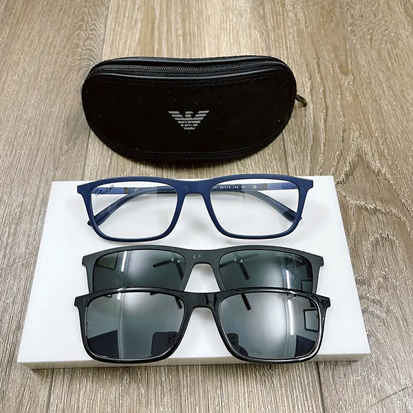 Kính Mắt Cận & Râm Emporio Armani EA 4160 5088/1W Màu Xanh
