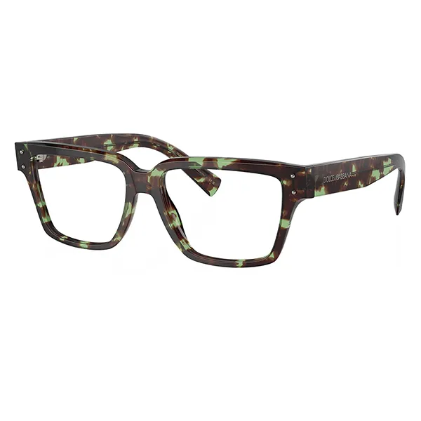 Kính Mắt Cận Unisex Dolce & Gabban DG 3383 3432 Eyeglasses Màu Xanh - Havana - Kính mắt - Vua Hàng Hiệu