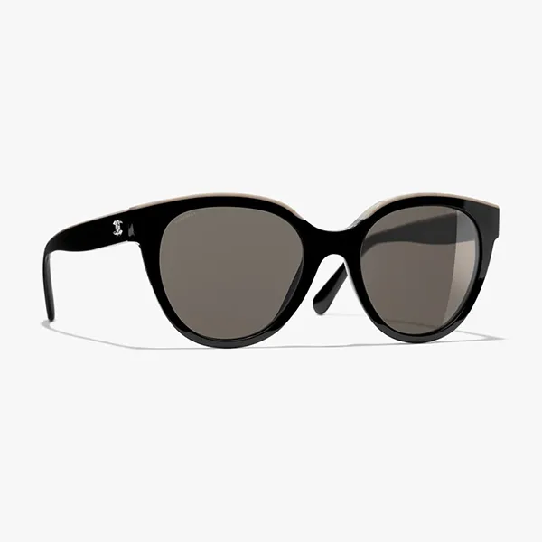 Kính Mát Chanel 0CH5414 C534/3 Black Brown Màu Đen Nâu