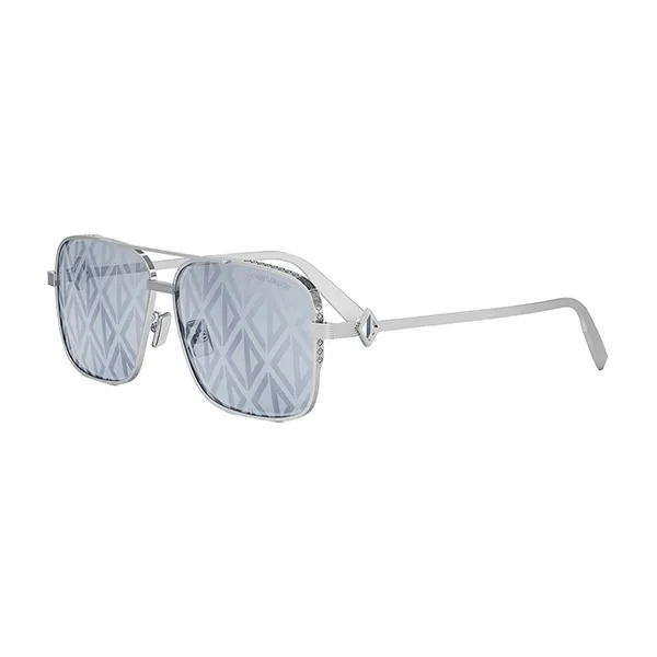 Kính Mát Dior CD Diamond S9F F0I4 Sunglasses Màu Xanh Bạc