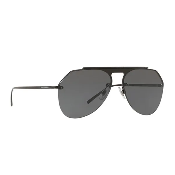Kính Mát Dolce & Gabbana D&G Sunglasses DG2213 110687 Màu Xám Đen - Kính mắt - Vua Hàng Hiệu