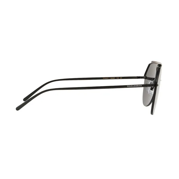 Kính Mát Dolce & Gabbana D&G Sunglasses DG2213 110687 Màu Xám Đen - Kính mắt - Vua Hàng Hiệu