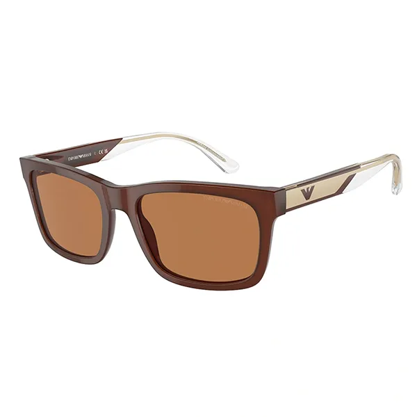 Kính Mát Nam Emporio Armani Men's Sunglasses EA 4224 - 609573 Màu Nâu