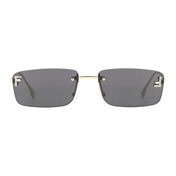 Kính Mát Fendi Sunglasses FE4172US 32A Gold Grey Màu Xám - Kính mắt - Vua Hàng Hiệu