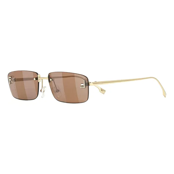 Kính Mát Fendi Sunglasses FE4172US 32G Gold Brown Màu Nâu - Kính mắt - Vua Hàng Hiệu