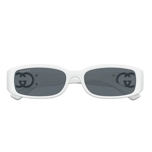Kính Mát Nữ Gucci GG1661S 003 Màu Xám Trắng - Kính mắt - Vua Hàng Hiệu