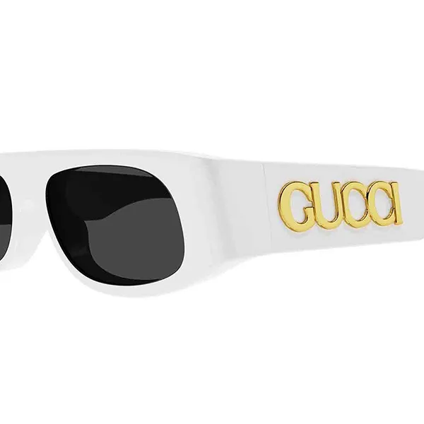 Kính Mát Gucci GG1771S 002 Sunglasses Màu Xám Trắng - Kính mắt - Vua Hàng Hiệu