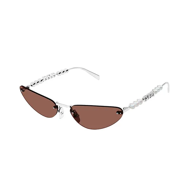Kính Mát Gucci GG1920S 002 Silver Cat Eye Sunglasses Màu Nâu - Kính mắt - Vua Hàng Hiệu