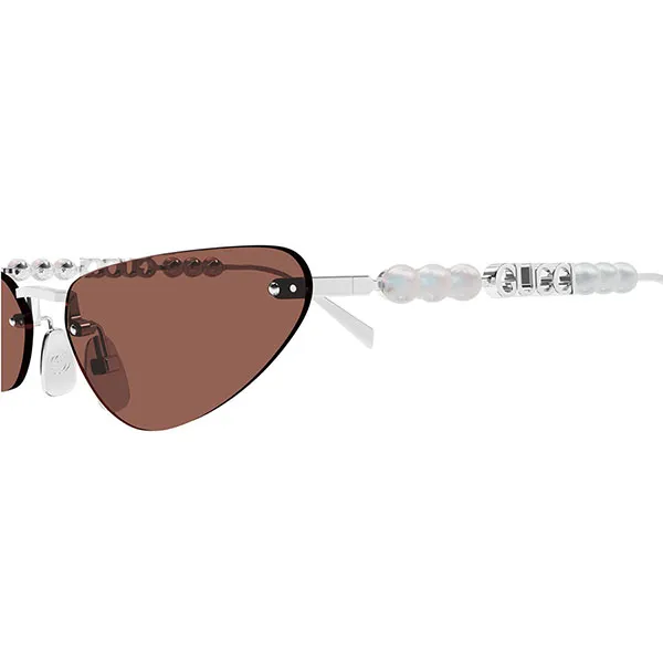 Kính Mát Gucci GG1920S 002 Silver Cat Eye Sunglasses Màu Nâu - Kính mắt - Vua Hàng Hiệu