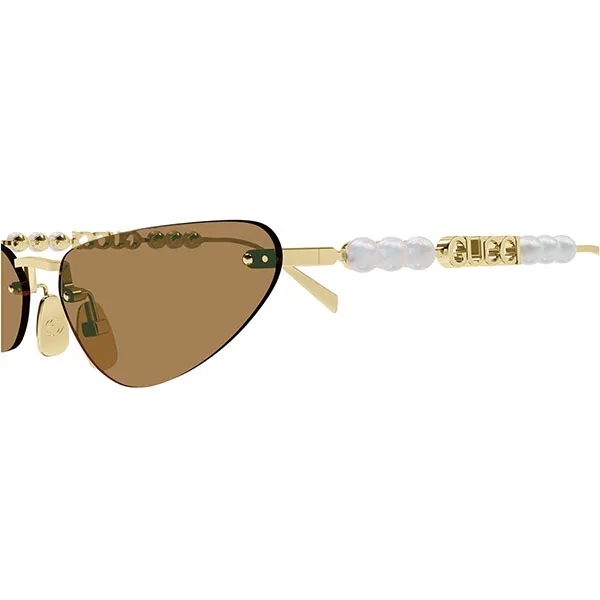 Kính Mát Gucci GG1920S 003 Endura Gold Cat Eye Sunglasses Màu Nâu - Kính mắt - Vua Hàng Hiệu