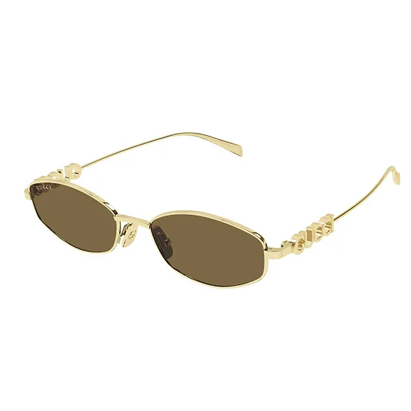 Kính Mát Gucci Sunglass GG1802S 005 Màu Nâu/Vàng - Kính mắt - Vua Hàng Hiệu